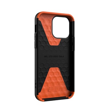 Urban Armor Gear Civilian funda para teléfono móvil 17 cm (6.7'') Negro