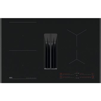 AEG PLAQUE DE CUISSON AVEC HOTTE INTÉGRÉE TH84CB03FZ SAPHIRMATT