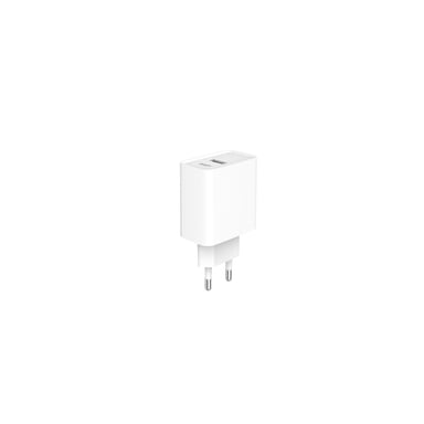 Gembird Chargeur secteur - 1x USB-C + 1x USB-A 20W (Blanc)