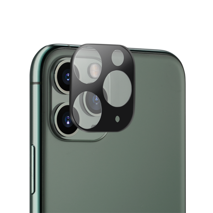 Gen 2.0 Protection pour objectif d'appareil photo premium en verre trempé  Apple iPhone 11 Pro/11 Pro Max, Noir - The Kase