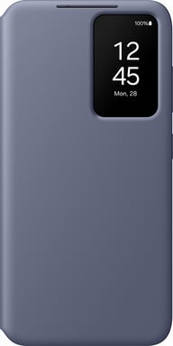 Funda Folio Clear View púrpura para Samsung G S24