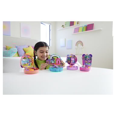 Coffret Aventure Polly Pocket avec Mobylette et Accessoires Amusants