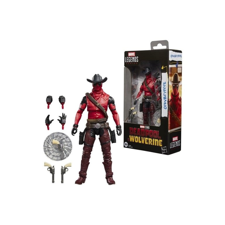 Deadpool & Wolverine Marvel Legends Figurine Cowboypool 15 cm - vue 5