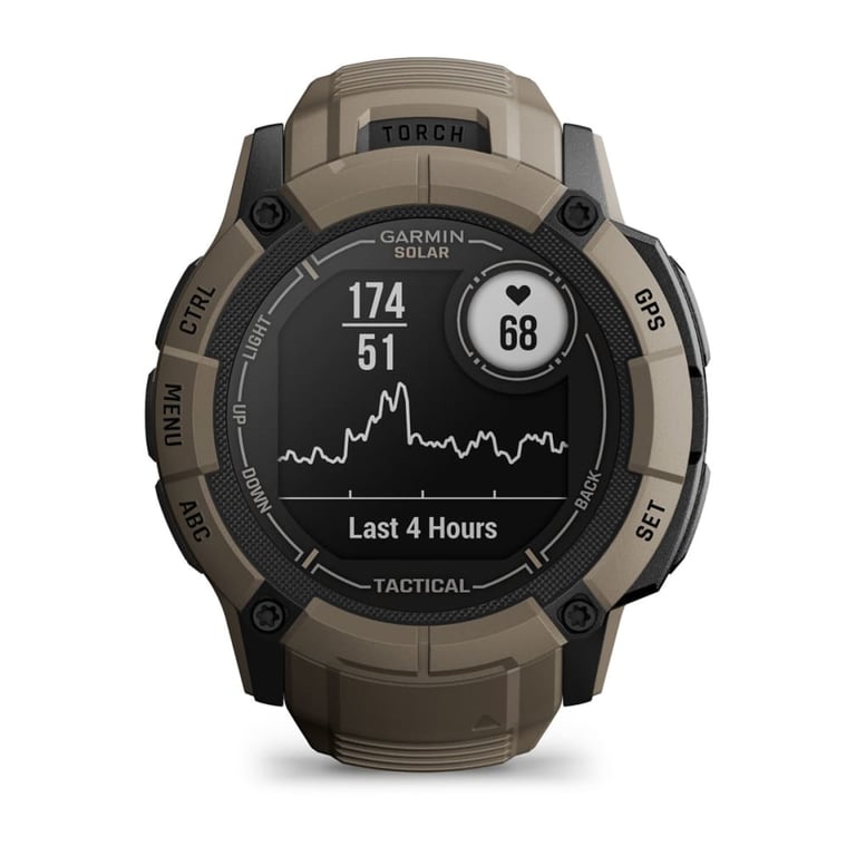 Garmin Instinct 2X Solar – Tactical Edition Montre GPS Robuste et connectée – Boîtier 50 mm - vue 4