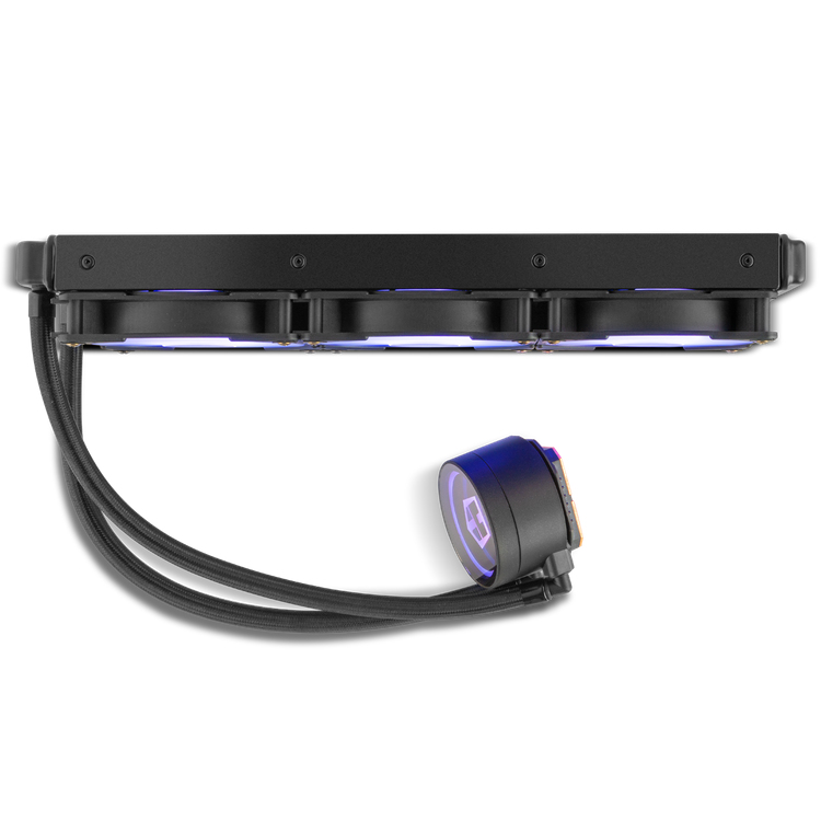 NOX NXHUMMERM360ARGB système de refroidissement d'ordinateur Processeur Refroidisseur de liquide tout en un 12 cm 1 pièce Neuf - vue 2
