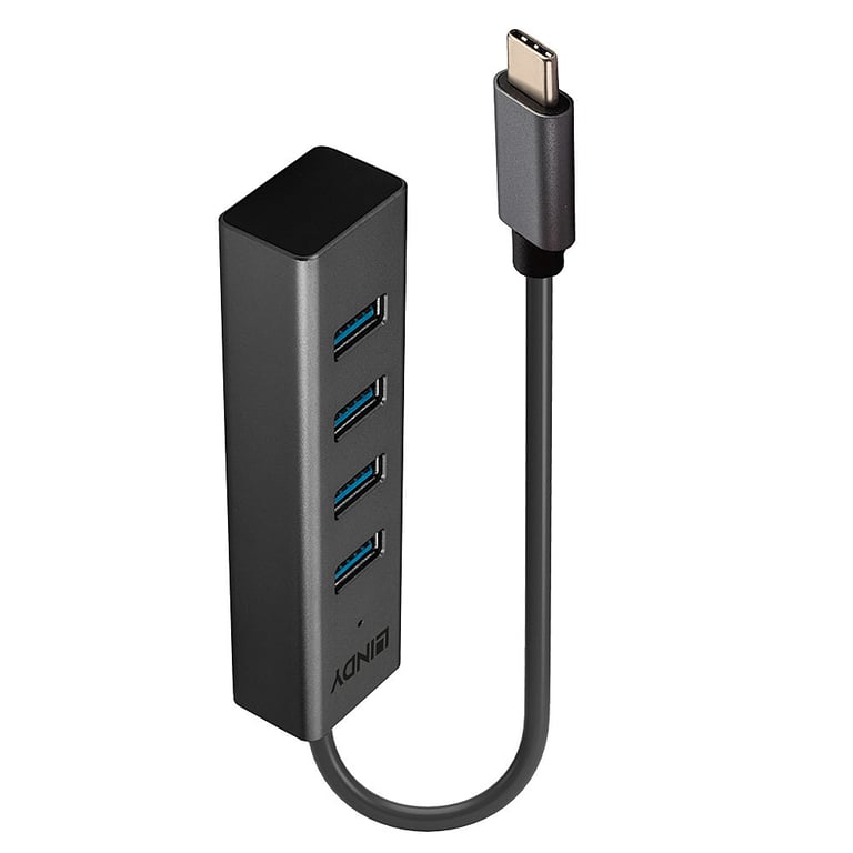 Lindy 43384 hub & concentrateur USB Type C 10000 Mbit/ Neuf - vue 4