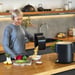 Cecotec 03214 friteuse Unique 5,5 L Autonome 1700 W Friteuse d'air chaud Noir, Acier