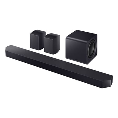 Barra sonora Samsung Q Series HW-Q990H/ZF 11.1.4ch Dolby Atmos senza fili subwoofer + altoparlanti posteriori Nero Titanio
