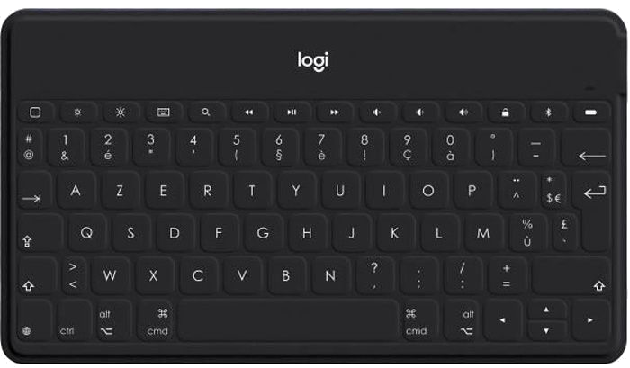 LOGITECH - Clavier Keys-To-Go - Bluetooth ultra-léger, ultra-portable pour iPhone, iPad et Apple TV
