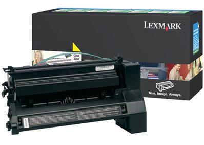 Lexmark Jaune C782X1YG - vue 2
