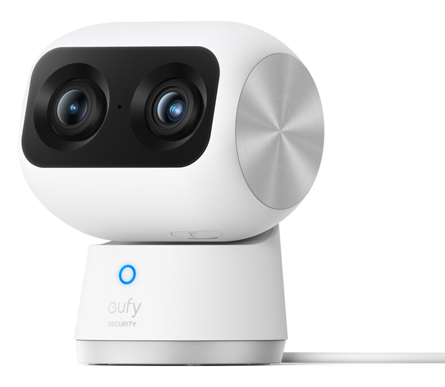eufy Security Indoor Cam S350 caméra à Double Objectif caméra de Surveillance 4K UHD avec Zoom × 8 et RotationInclinaison 360° idéale pour babyphone pour Animaux de Compagniesécurité - vue 7