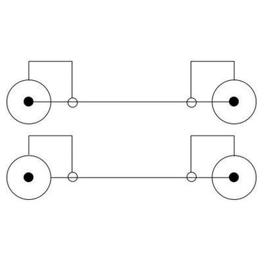 Goobay AVK 132-150 1.5m câble audio 1,5 m 2 x RCA Noir