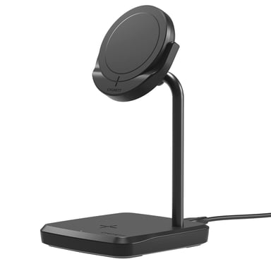 CYGNETT Cargador Inalámbrico de Inducción 2 en 1 Serie ChargeBase 20W Negro
