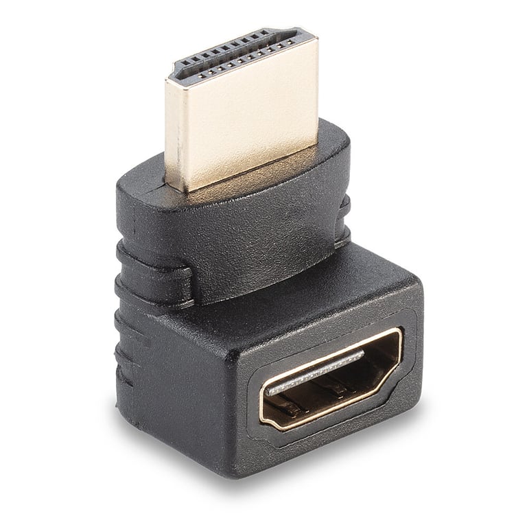 Adaptateur HDMI Lindy 41086 Coudé 90° MâleFemelle FullHD