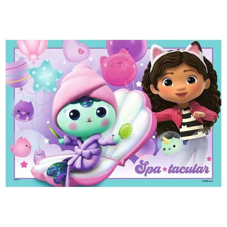 Puzzles 2 x 12 pièces : Soirée pyjama Gabby' Dollhouse Ravensburger France - vue 9