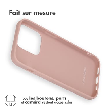 imoshion Coque Couleur pour Apple iPhone 14 Pro - Dusty Pink