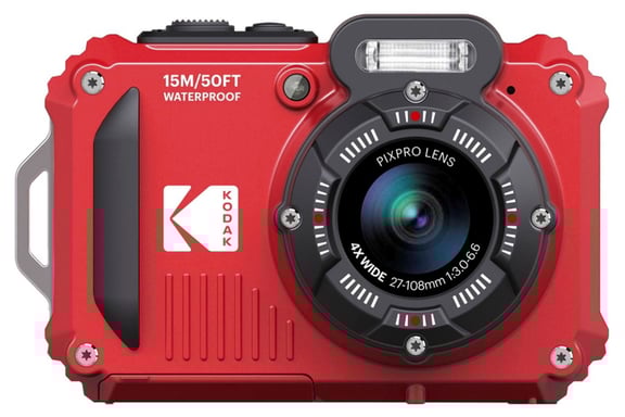 Kodak PIXPRO WPZ2 1/2.3'' Appareil-photo compact 16,76 MP BSI CMOS 4608 x 3456 pixels Rouge