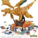 Mega Construx Pokemon Dracaufeu en mouvement