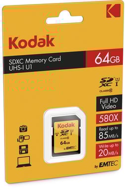 Emtec EKMSD64GXC10K 64 GB di memoria flash SDXC UHS-I Classe 10