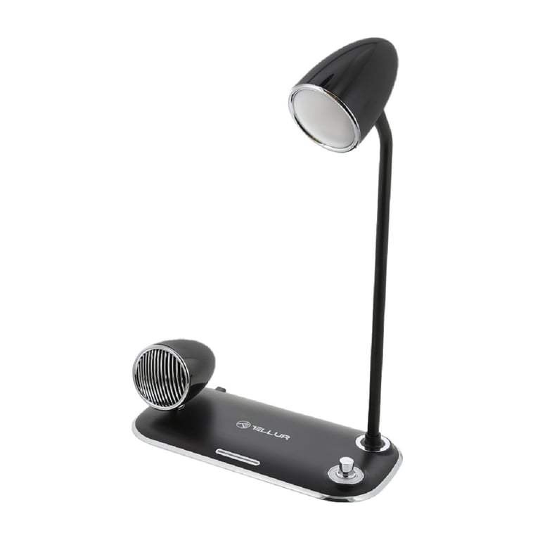 Tellur Nostalgia Chargeur de bureau sans fil haut parleur Bluetooth lampe de bureau Neuf - vue 3