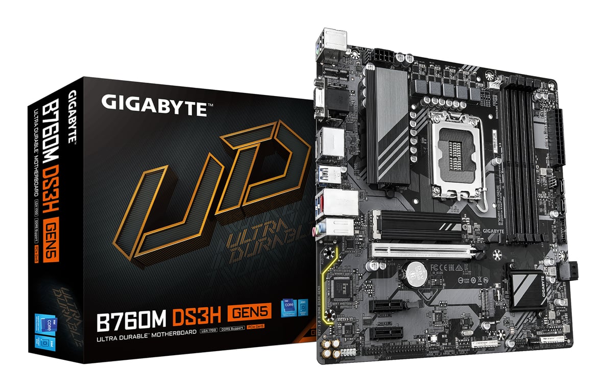 Gigabyte B760M DS3H GEN5 - vue 3
