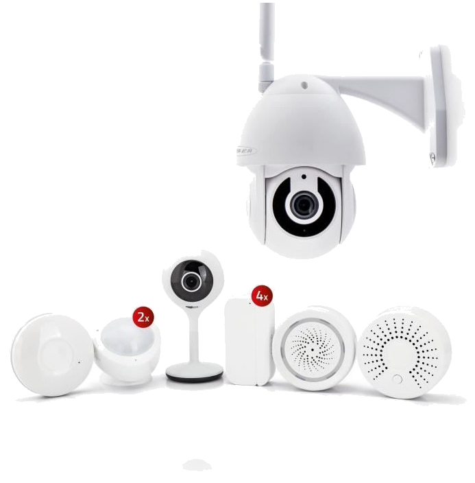 CALIBER Home security set de luxe - Pack alarme