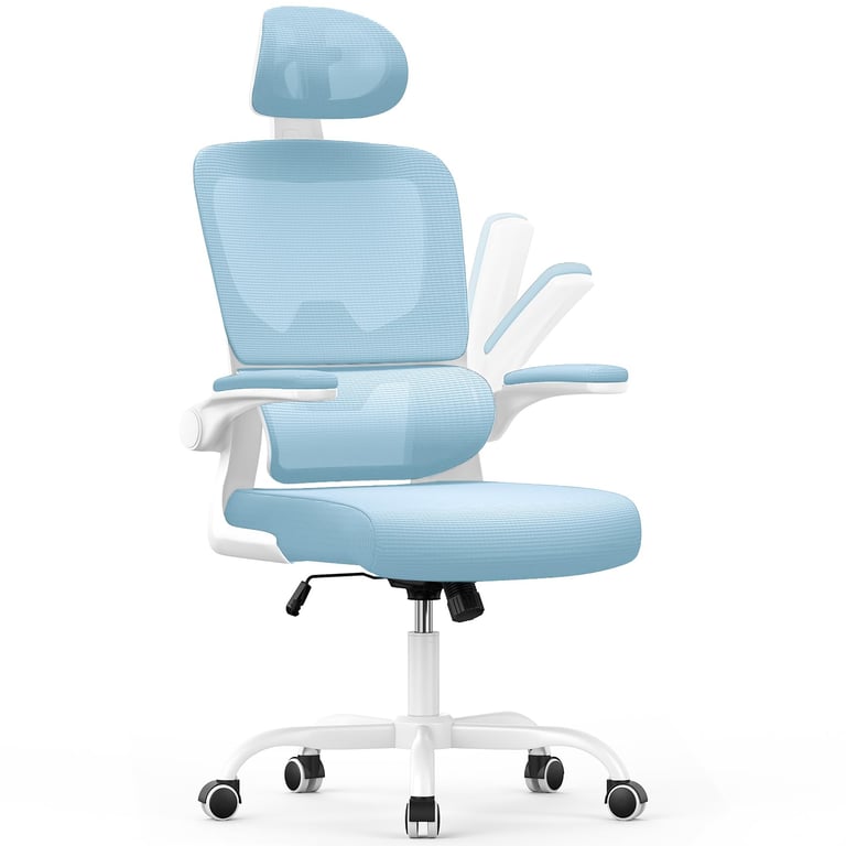 Chaise d'ordinateur pivotante avec fonction de basculement pour le bureau à domicile Neuf - vue 7