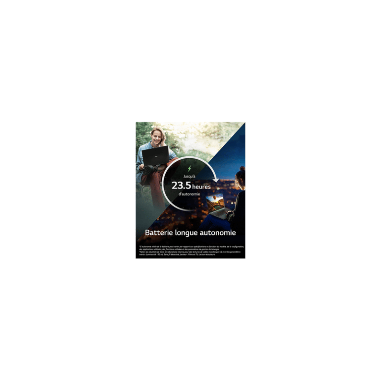 PC portable LG gram 16Z90R AA56 i5/16/12 16 Intel Core i5-1360P 16 Go RAM 512 Go SSD Gris Charbon - Neuf