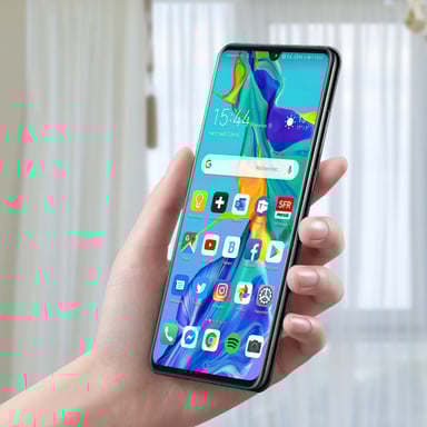 Bloc Complet Huawei P30 Écran LCD Tactile Batterie 3650mAh Original Noir