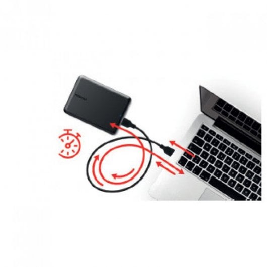 Toshiba Canvio Partner disque dur externe 1 To 2.5  Micro-USB B 3.2 Gen 1 (3.1 Gen 1) Noir - Neuf