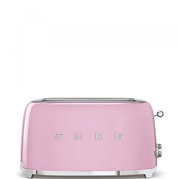 Grille-pain Smeg 4X2 50'style rose tsf02pkeu - Neuf