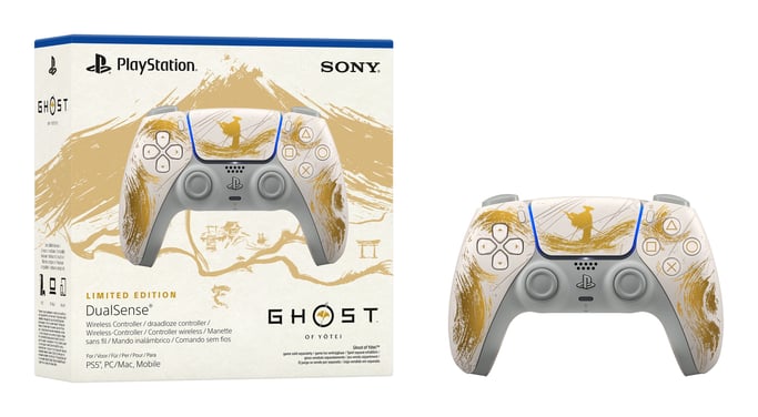 DualSense Edition limitée Ghost of Yotei™ pour PS5 PC Mac et Mobile - Manette sans fil Sony
