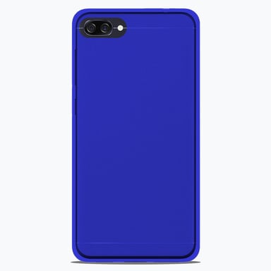 Coque silicone unie compatible Givré Bleu Asus Zenfone 4 Max ZC554KL