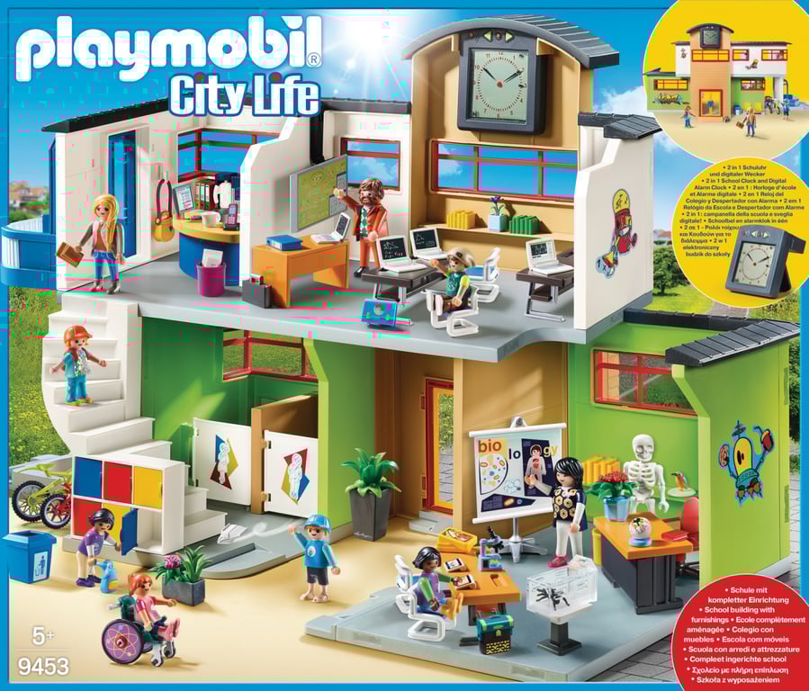 Playmobil 9453 Ecole Aménagée - vue 2