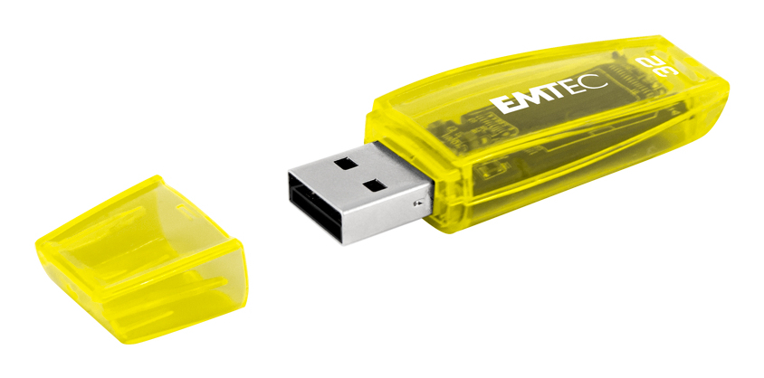 Emtec C410 Neon lecteur USB flash USB Type A 2.0 Jaune Neuf - vue 2