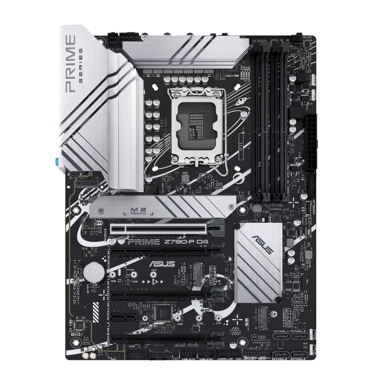 Asus Prime Z790-P D4 - Carte-Mère - Atx - Socket Lga1700 - Z790 Chipset - Usb 3.2 Gen 1, Usb 3.2 Gen 2, Usb-C 3.2 Gen2, Usb-C 3.2 Gen 2X2 - 2.5 Gigabit Lan - Carte Graphique Embarquée (Unité Centrale Requise) - Audio Hd (8 Canaux)