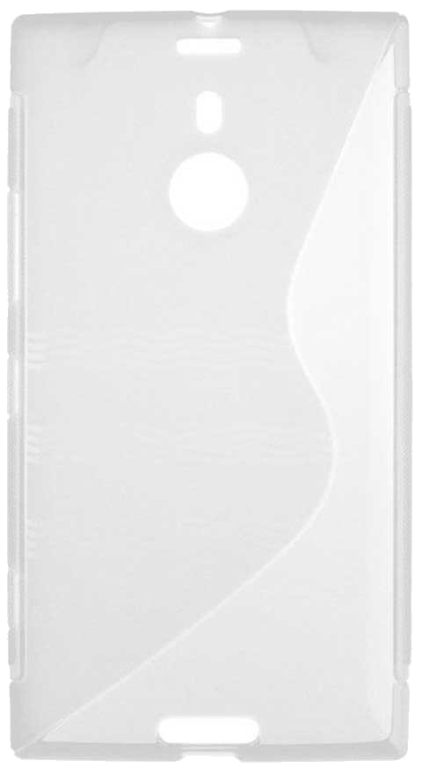 Coque silicone unie compatible Givré Blanc Nokia Lumia 1520