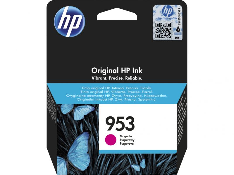 Cartouche d'encre Magenta HP N°953 pour imprimantes Officejet Pro - Capacité 700 pages - Neuf