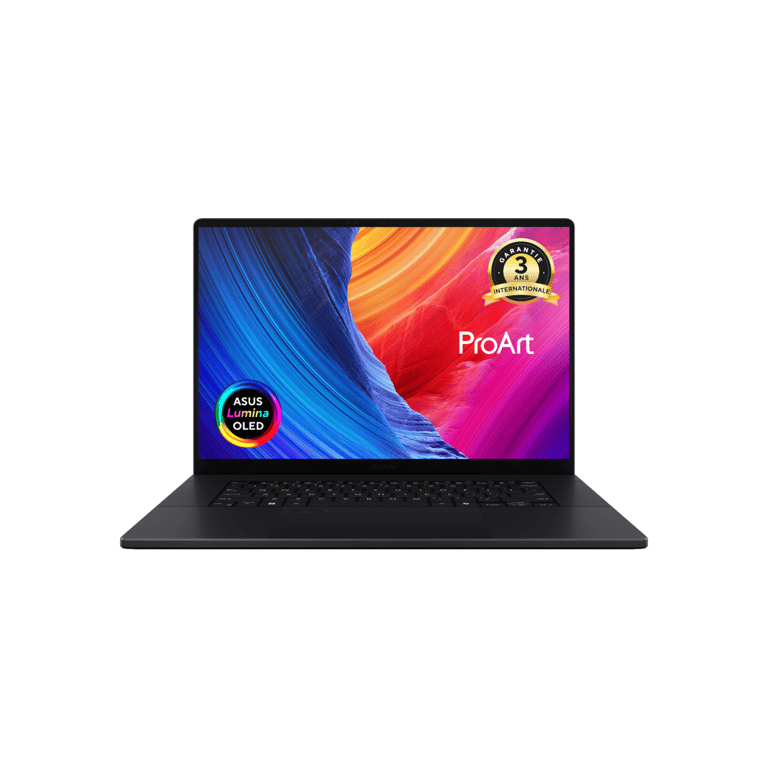 PC Portable ASUS ProArt P16 OLED H7606 : Win 11 16 WQXGA+ Tactile RTX 5060 8Go AMD Ryzen AI 9 HX370 RAM SSD - vue 3