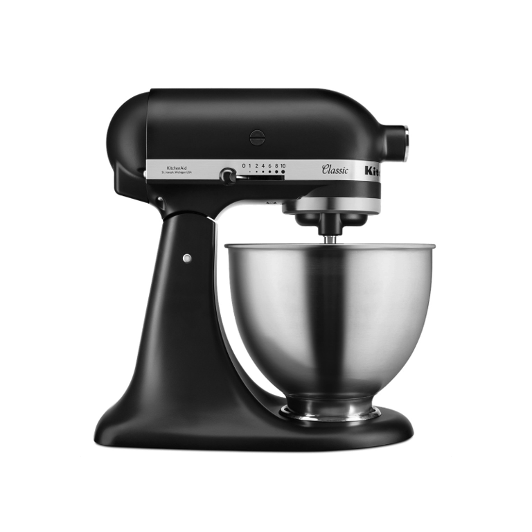 Robot pâtissier KITCHENAID Classic Bundle avec tranchoirrâpe à cylindres inclus 10 vitesses capacité idéal pour pâte à tartre crème fouettée et pâte à pain Neuf - vue 2