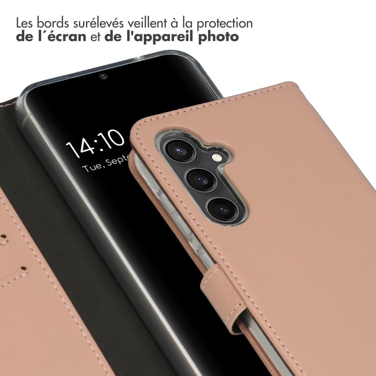 Selencia Étui de téléphone en cuir véritable pour Samsung Galaxy S23 FE Neuf - vue 8