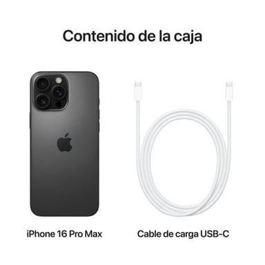 iPhone 16 Pro Max (5G) 1 To, Titane Noir