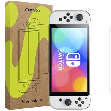 imoshion Protection d'écran en verre trempé pour Nintendo Switch OLED