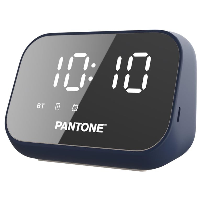 Pantone PT-BS008N réveille-matin Réveil numérique Bleu - Neuf