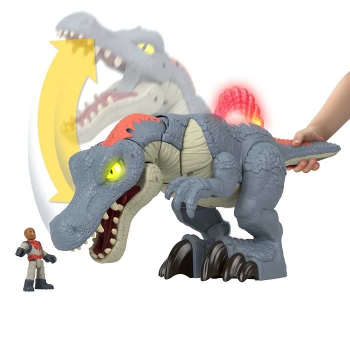 Fisher-Price Imaginext-Jurassic World-Spinosaurus Dents Acérées-Coffret HML41 - Neuf