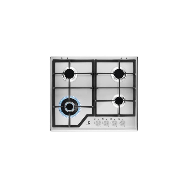 Electrolux KGS6436SX Intégré Cuisinière à gaz Acier inoxydable Acier inoxydable Rond