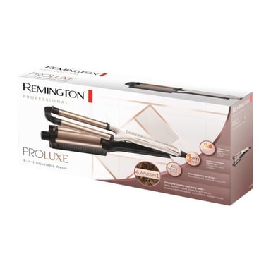 Fer à Boucler CI91AW, 4en1 Proluxe avec Revêtement Céramique Grip Tech et Technologie OptiHeat