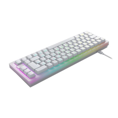 CHERRY K5V2 Compact clavier Gaming USB QWERTZ Allemand Blanc