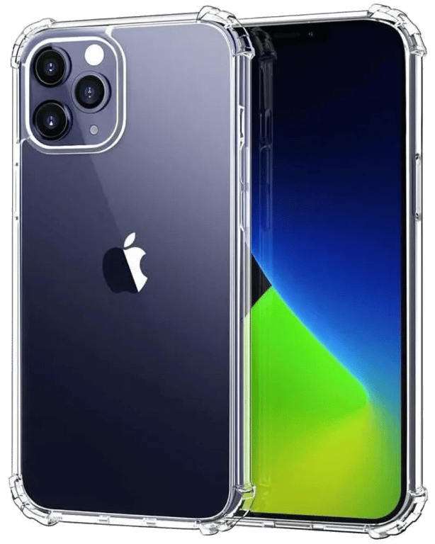 Evetane Coque Apple iPhone 12l12 Pro (6,1 pouces) Anti-Chocs avec Bords Renforcés en silicone transp