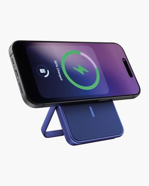 Fresh 'n Rebel 228300 batería externa Polímero de litio 5000 mAh Cargador inalámbrico Azul